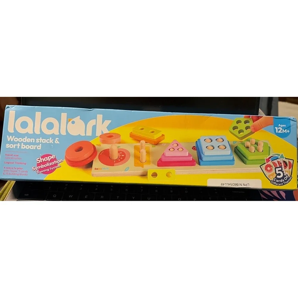 Lalalark Wooden Sorting & Stacking Board